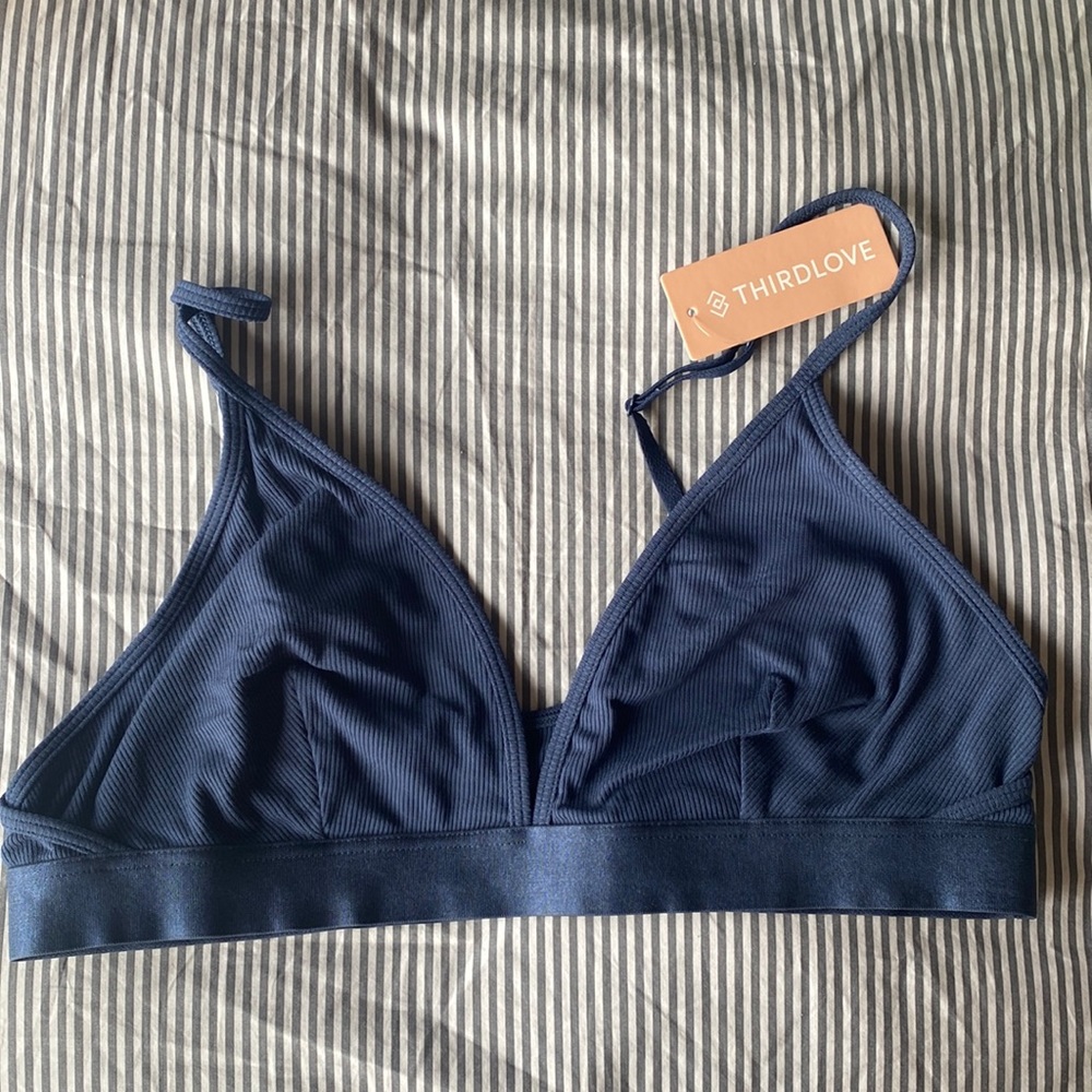 Third Love Wonder Rib Triangle Bralette